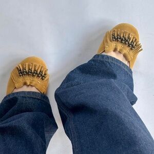 Ballet Flats Suede Boho Y2K 8.5